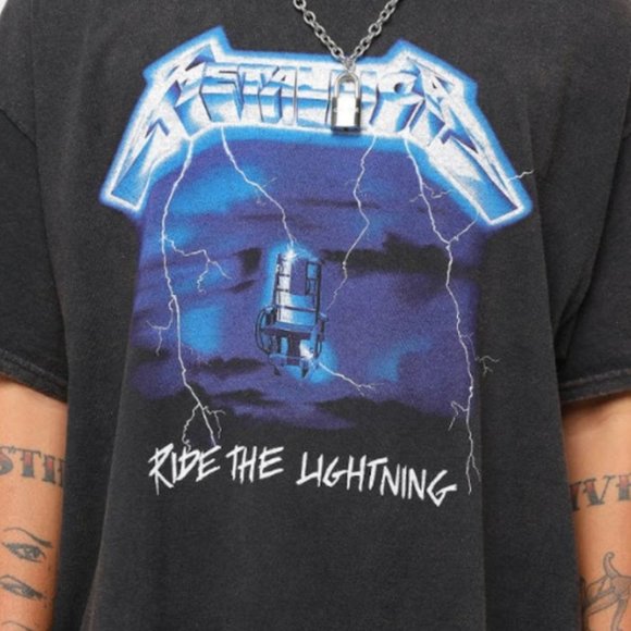 Metallica Ride The Lightning T Shirt - Picture 1 of 1